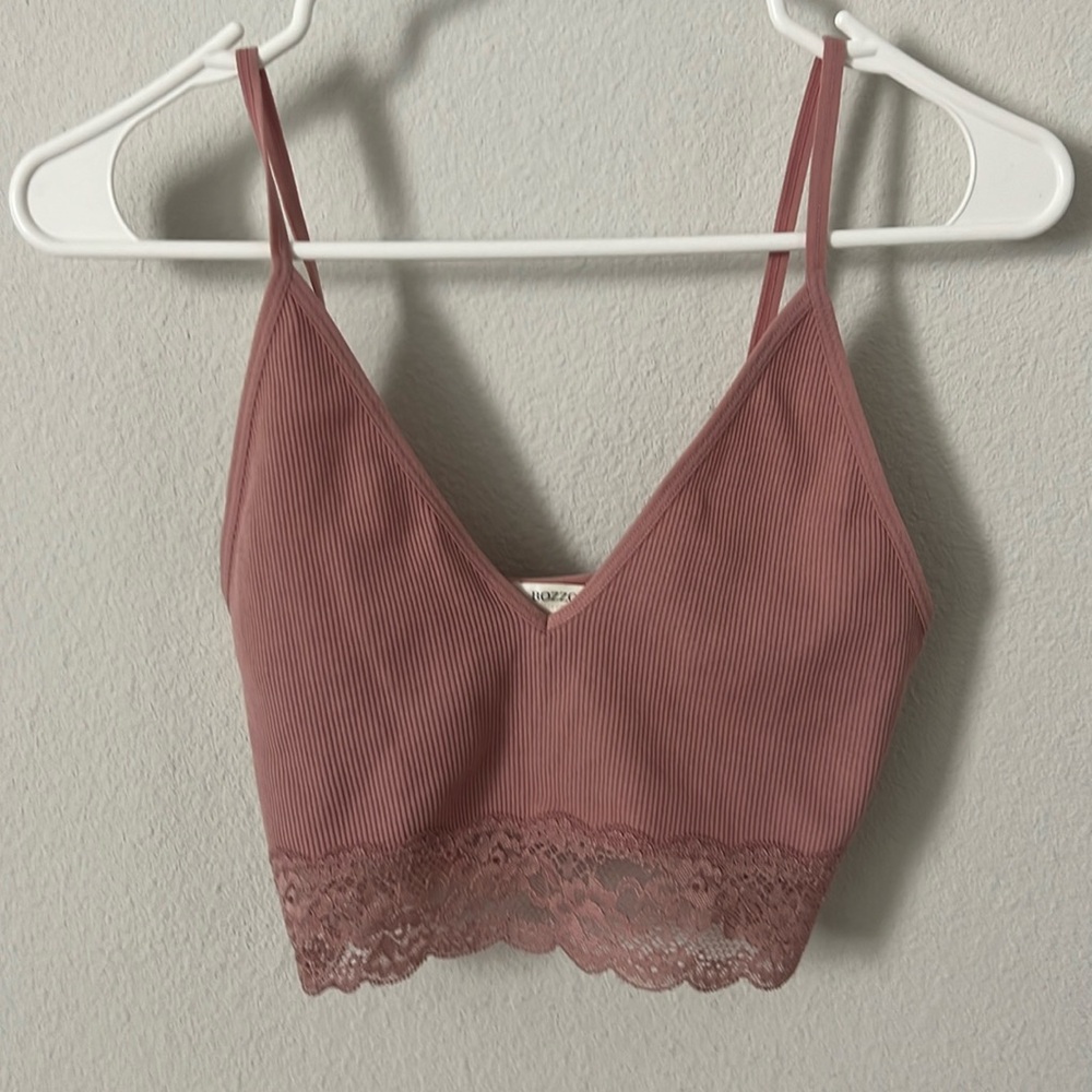 BOZZOLO Lace Tank Top